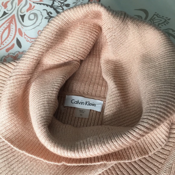 CALVING KLEIN Dress shiny coral color - Picture 2 of 9